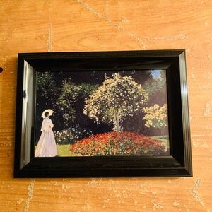 Claude Monet Fine Art Print, woman in the garden 🌹